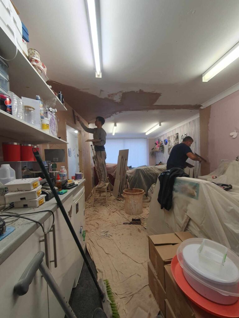 Plastering